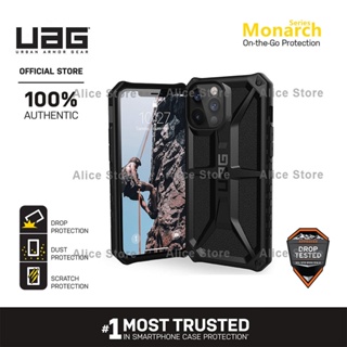 Uag เคสโทรศัพท์มือถือ กันตก ลายทหาร สีดํา สําหรับ iPhone 12 Pro Max 12 Mini