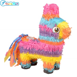 พร็อพเกม Pinata รูปลา สีรุ้ง ขนาดเล็ก อุปกรณ์งานเลี้ยงวันเกิด สําหรับเด็ก