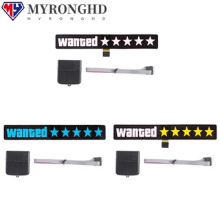 Myronghd สติกเกอร์ LED สําหรับติดตกแต่งหน้าต่างรถยนต์