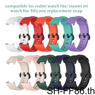 สายนาฬิกาข้อมือซิลิโคน สีพื้น ดัดแปลง สําหรับ Mi Watch Lite