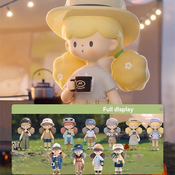 Hgtoys [ตัวเลือก] [ ] F.un molinta ชุดไดอารี่ กลางแจ้ง กล่องปริศนา ตุ๊กตา อินเทรนด์ เล่น ตกแต่ง ของขวัญ