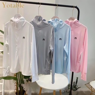 [Yotable.th] เสื้อกันลม ผ้าเรยอน ระบายอากาศ ป้องกันรังสียูวี แห้งเร็ว แฟชั่นฤดูร้อน