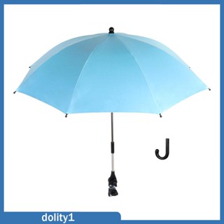 [Dolity1] ร่มเด็กทารก 83 ซม. พร้อมแคลมป์หนีบ ปรับได้ 360° ร่มกันแดด ติดตั้งง่าย ปรับระดับได้ สําหรับรถเข็นเด็ก