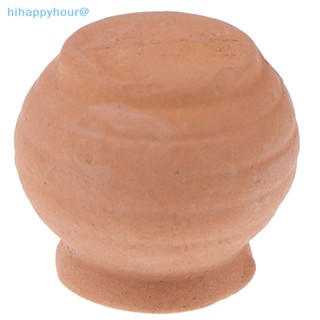 Hihappyhour กระถางดอกไม้เซรามิค ขนาดเล็ก 1/12 สําหรับตกแต่งบ้านตุ๊กตา