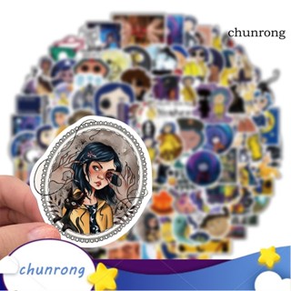 Chunrong สติกเกอร์ ลายการ์ตูนอนิเมะ กันน้ํา สําหรับติดตกแต่งประตูสเก็ตบอร์ด 100 ชิ้น ต่อชุด