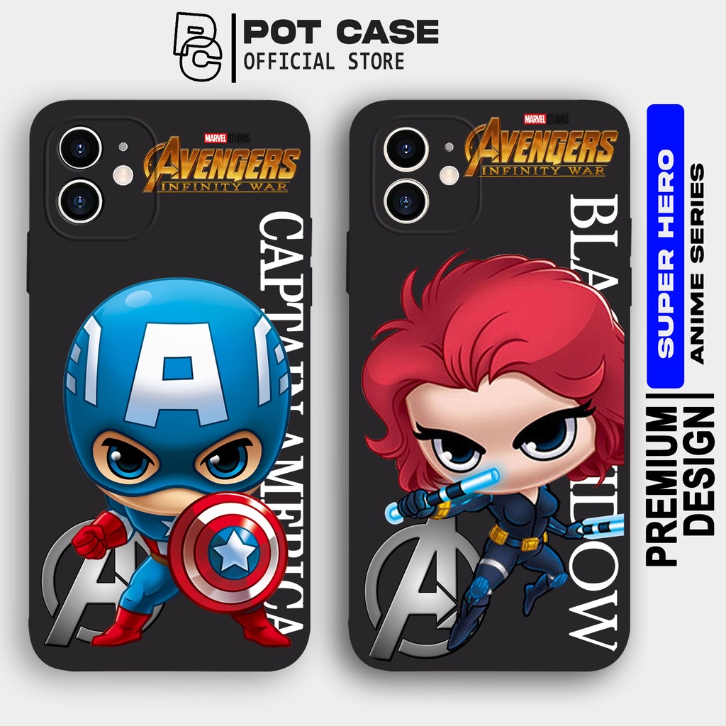 Super Hero Case PO064 Vivo Y12 Y17 Y12S Y20 Y30 Y50 Y19 Y15S Y21 Y33S Y22 S1 V15 V20 V23e Softcase ซ