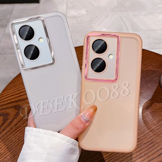 เคสโทรศัพท์มือถือแบบใส กันกระแทก พร้อมตัวป้องกันเลนส์กล้อง สําหรับ VIVO Y78 Y36 Y27 Y02 Y02T Y02A Y22S Y22 Y35 V27 V27e V25 Pro 5G 4G Y78 Y27 Y36