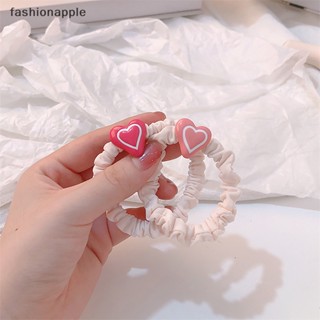 [fashionapple] ยางรัดผมหางม้า ขนาดเล็ก สีชมพู สําหรับผู้หญิง พร้อมส่ง