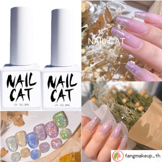 Nail CAT ยาทาเล็บเจล UV ความจุขนาดใหญ่ 6 สี