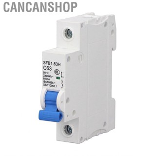 Cancanshop 1P AC230 400V Small Circuit Breaker Overload Protection 6kA Breaking  Air Switch Mini