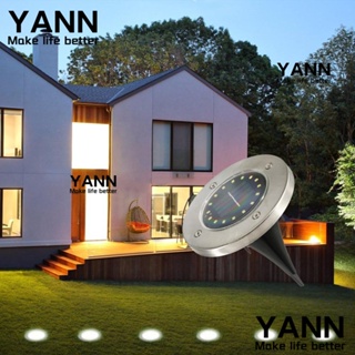 Yann1 โคมไฟ Led 16 ดวง พลังงานแสงอาทิตย์ กันน้ํา สําหรับติดใต้ดิน ทางเดิน สนามหญ้า กลางแจ้ง