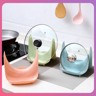 Creative Kitchen Pot Cover Rack Lid Holder Household Multi-functional Pot Cover Bracket Seating Rack Plastic Bracket Storage Rack Home Accessories [COD]