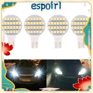 Espo หลอดไฟ LED COB 24SMD 1210 รูปแผนที่โดม สําหรับติดป้ายทะเบียน 4 ชิ้น