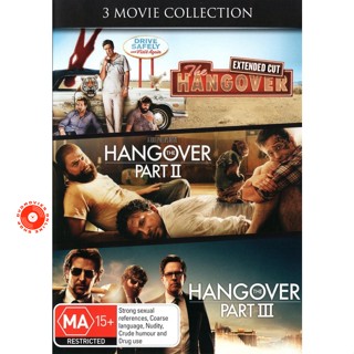 Blu-ray The Hangover เดอะ แฮงค์โอเวอร์ ภาค 1-3 Bluray Master เสียงไทย (เสียง ไทย/อังกฤษ | ซับ ไทย/อังกฤษ) Blu-ray