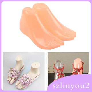 [szlinyou2] หุ่นเท้า ขนาดเท่าชีวิต DIY สําหรับสร้อยข้อเท้า สร้อยข้อมือ โซ่ 1 คู่