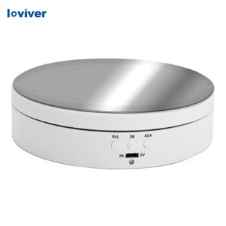 [Loviver] 360° แท่นวางโชว์เครื่องประดับ นาฬิกา แพลตฟอร์ม หมุนได้ ปรับได้ สําหรับตุ๊กตา 3D