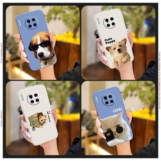 soft shell Skin-friendly feel Phone Case For Huawei Mate 30 Pro/Mate30E Pro Liquid silicone shell Simplicity Cartoon cute