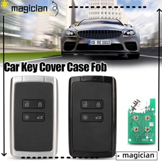 Mag กุญแจรีโมตรถยนต์ 434MHZ Hitag AES 4A PCF7953M 4 ปุ่ม ทนทาน สําหรับ Renault Megane 4 Kadjar Espace 5