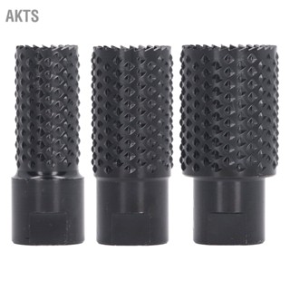 AKTS M10 โรตารีเสี้ยนตะไบไฟล์บิตสีดำขัดเงาไม้แกะสลักรูเจาะบิตสำหรับเครื่องบดมุม