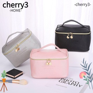 Cherry3 กระเป๋าเครื่องสําอาง หนัง PU มีซิป