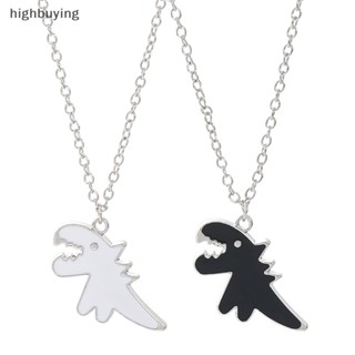 [highbuying] สร้อยคอคู่รัก ไดโนเสาร์น่ารัก คู่รัก จี้สเตนเลส โซ่คอ ใหม่ พร้อมส่ง