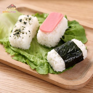 [WillbehotT] แม่พิมพ์ข้าวปั้น ซูชิ ญี่ปุ่น Nigiri DIY 2 ชิ้น [ใหม่]