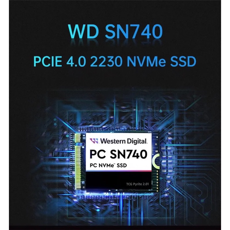 Western Digital WD SN740  2TB SSD M.2 2230 Gen4 PCIe 4.0 X4 NVMe Solid State Drive for Steam Deck Rog Ally Surface ProX