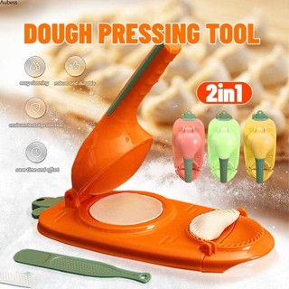 2 in 1 Dumpling Maker Mould Tool Set Manual Pressing Dough Press Dumpling Mould Skin Aube