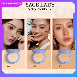 Sace LADY แป้งฝุ่น ควบคุมความมัน กันน้ํา เนื้อแมตต์ ติดทนนาน เรียบเนียน น้ําหนักเบา [จัดส่ง 24 ชั่วโมง]