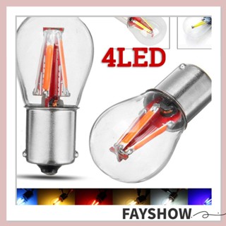 Fay หลอดไฟเลี้ยว LED COB 1156 BA15S P21W สําหรับรถยนต์