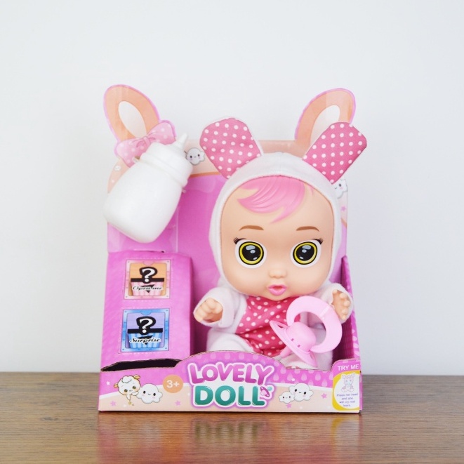 ส่งภายใน 24 ชม. ของเล่นตุ๊กตาเด็กทารก ซิลิโคน 9 นิ้ว 3KOS