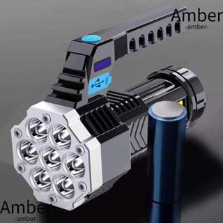 Amber ไฟฉาย LED ฉุกเฉิน อเนกประสงค์ ชาร์จ USB