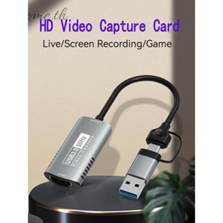 อะแดปเตอร์แปลงวิดีโอ HD เป็น Type-C USB3.0 HD 1080P 4K 60Hz สําหรับ Youtube Live Streaming [Yotome.th]