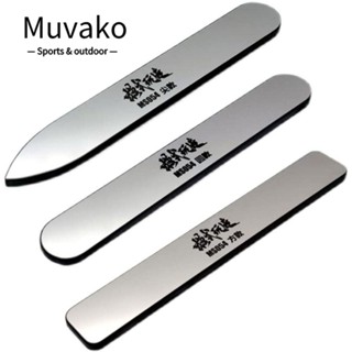 Muvako ตะไบขัดเล็บ สีเงิน สําหรับโมเดลกันดั้ม 3 ชิ้น