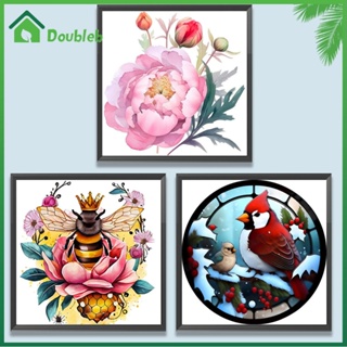 【Doub X ✮】ภาพวาดสีน้ํามัน ตามตัวเลข รูปสัตว์ DIY สําหรับตกแต่งผนังบ้าน ✮