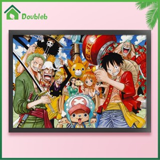 【Doub X ✮】ชุดปักครอสติช ผ้าฝ้าย 11CT พิมพ์ลาย One Piece ✮