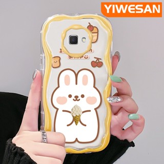 เคสใส แบบนิ่ม ลายการ์ตูนกระต่าย ไอศกรีม กันกระแทก สําหรับ Samsung J7 Prime J7 Prime 2 J2 Prime