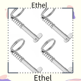 Ethel1 หมุดปลดเร็ว สเตนเลส 316 8*76 มม. สีเงิน สําหรับเรือ 4 ชิ้น