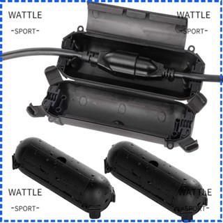 Wattle กล่องแยกสายเคเบิล พลาสติก กันน้ํา สีดํา พร้อมกรงเล็บ 3 ชิ้น