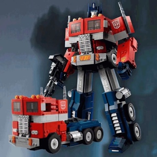 Qupin Optimus Prime บล็อกตัวต่อหุ่นยนต์ Bumblebee Q5ZR ของเล่นสําหรับเด็ก และผู้ใหญ่