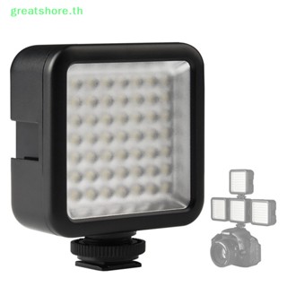 Greatshore โคมไฟวิดีโอ LED 49 ดวง หรี่แสงได้ สําหรับกล้อง DSLR DV กล้องวิดีโอ TH