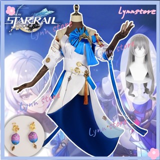 ชุดคอสเพลย์ เกมรางดาว Honkai Bronya Star Rail Cos Belobog Bronya พร้อมวิกผม XS-XXXL