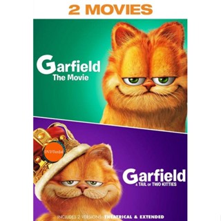 หนังแผ่น DVD Garfield การ์ฟีลด์ ภาค 1-2 DVD Master เสียงไทย (เสียง ไทย/อังกฤษ | ซับ ไทย/อังกฤษ) หนังใหม่ ดีวีดี