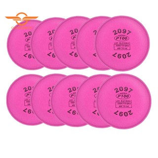 อะไหล่ไส้กรอง 2097 P100 เข้าได้กับ 2097 P100 6000 6200 7000 10 ชิ้น