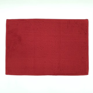 พรมเช็ดเท้า สีแดง 40*60cm ขนสั้น 1.3cm