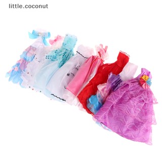 [little.coconut] ชุดราตรี กระโปรงเทรลลิ่ง สไตล์เจ้าหญิง ขนาด 30 ซม. สําหรับตกแต่งบ้านตุ๊กตา