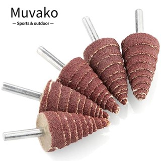 Muvako กระดาษทรายขัด 25x40 x 6 มม. หัวเจียร 80 ช่อง 20 ชิ้น