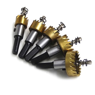 Orichi Machinery 5Pcs Hole Saw เจาะ Bit Set Woodworking Opener Tool for Metal Iron Plate Reaming with Box