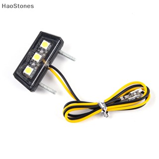 Haostones ไฟ LED 12V กันน้ํา สําหรับติดป้ายทะเบียนรถจักรยานยนต์ TH