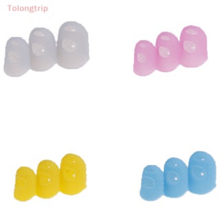 Tolongtrip&gt; อุปกรณ์ถักนิตติ้งซิลิโคน ระบายอากาศ หลากสี DIY